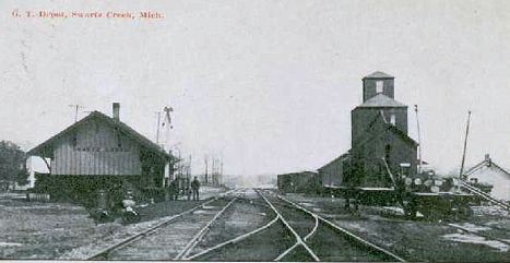 GTW Depot and Elevator at Swartz Creek